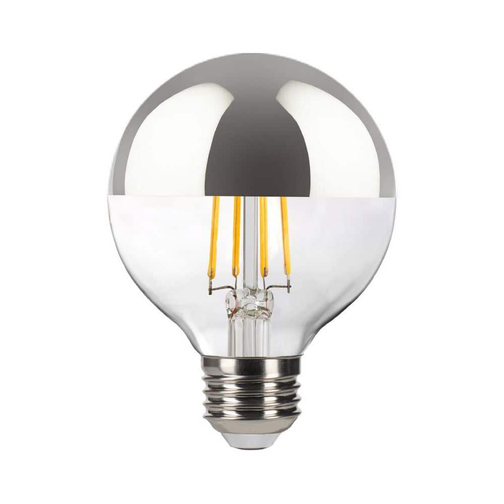 LED Filament G25 Silver Bowl Lamp Medium (E26) Base 2700K 8.8W 800 Lumens (100W Equiv) Clear Dimmable T20 price history on PriceWatchPro