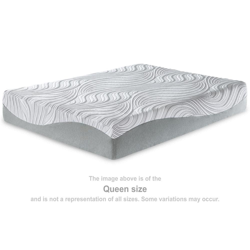 White Twin Adjustable Bed with Memory Foam Mattress