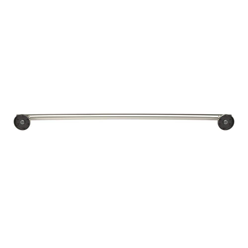 Polished Stainless Steel 24-Inch Wall Mounted Towel Bar