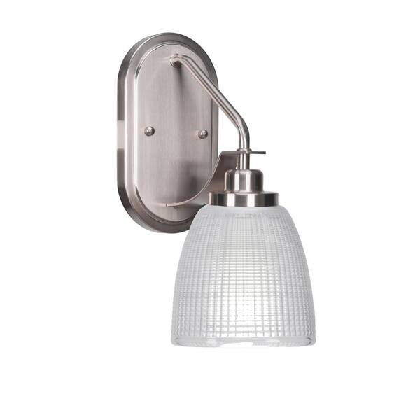 Unbranded Monroe 1-Light Brushed Nickel Wall Sconce