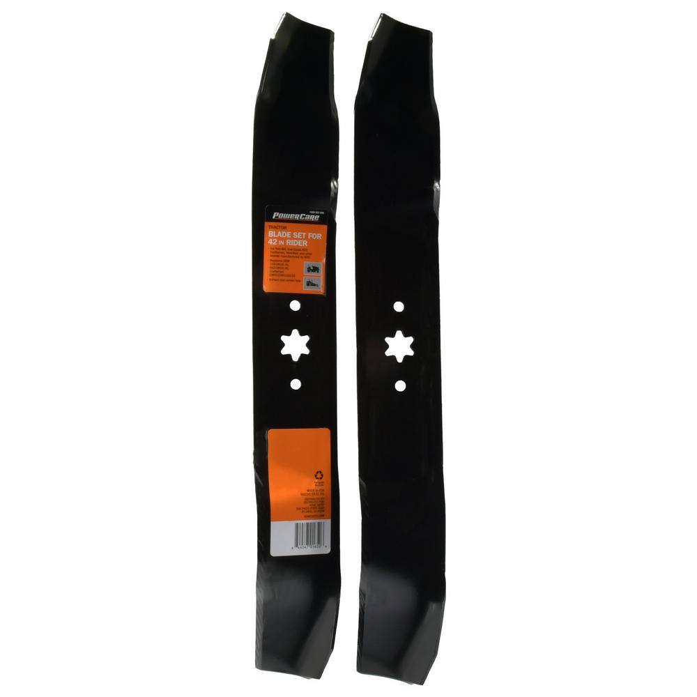 Oregon Mulch Mower Blade Set For Troy-Bilt 42" Cut – 2 Blades, 742-0616 & 942-0616, USA Made