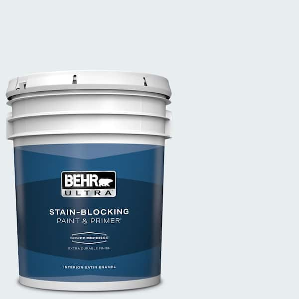 BEHR ULTRA 5 gal. #560E-1 Little Dipper Extra Durable Satin Enamel Interior Paint & Primer