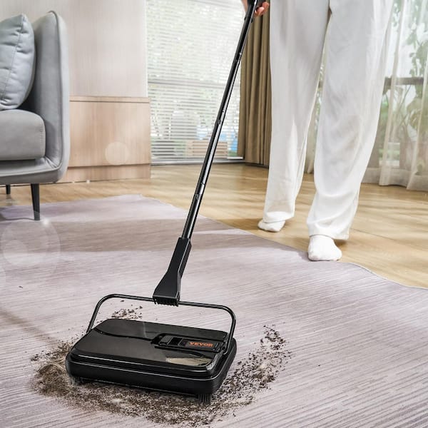 VEVOR Carpet Sweeper, 7.87 in. Path, Manual, 300 ml Dustbin, for