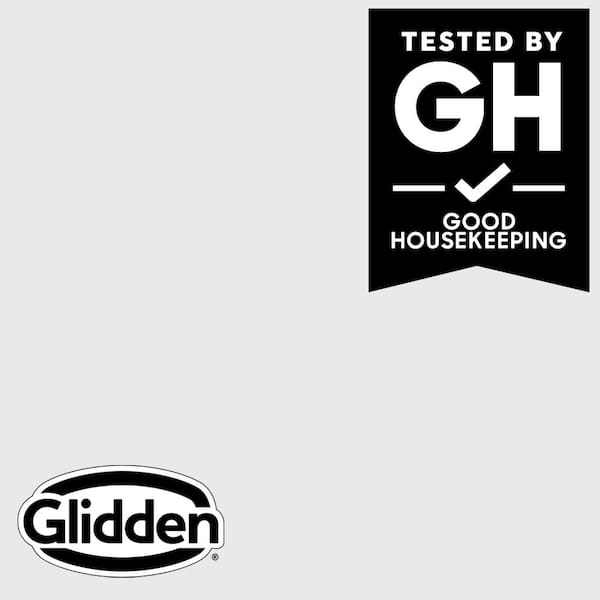 Glidden Premium 1 gal. PPG1014-1 Glacial Ice Semi-Gloss Interior Paint