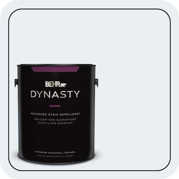 BEHR DYNASTY 1 gal. #PPL-13 Distant Windchime Eggshell Enamel Interior Stain-Blocking Paint & Primer