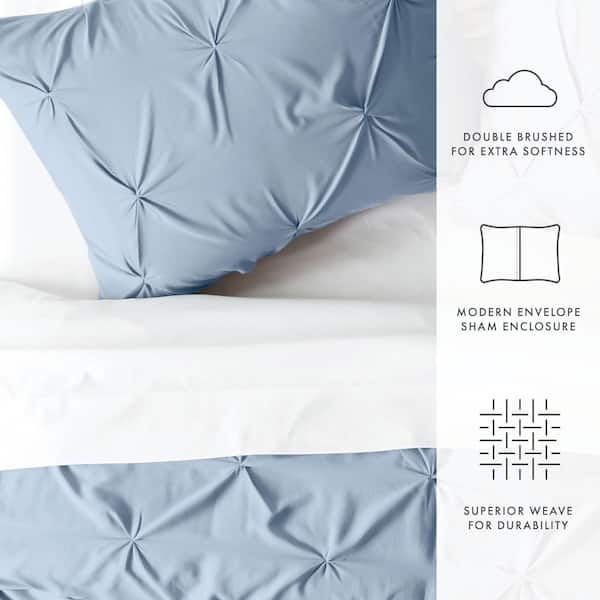 Pinch Pleat Microfiber Comforter