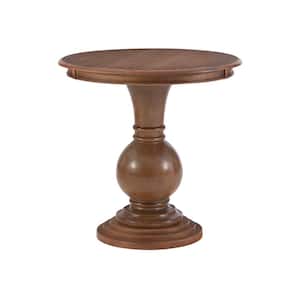 Lexis Natural Wood 26"W x 26"D x 26"H Circular Accent Table