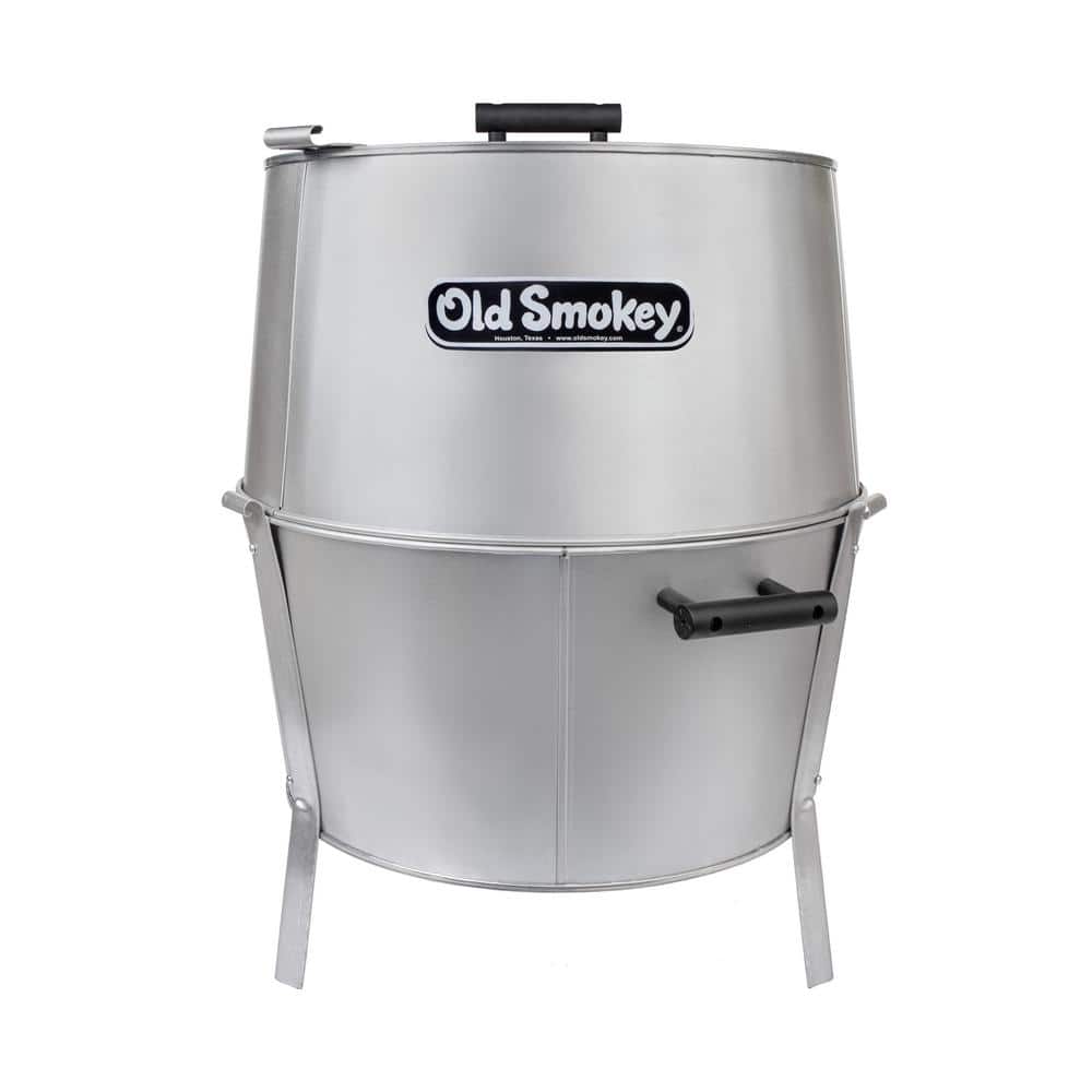 Old Smokey 22 in. Charcoal Grill in Silver OS#22 - The Home Depot