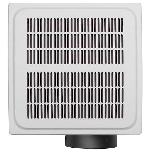 Hampton Bay 140 CFM Ceiling Mount Quick Connect Humidity Sensing Bathroom  Exhaust Fan 7136-01 - The Home Depot