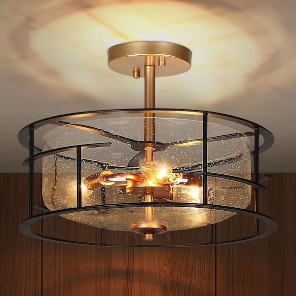 かなでもの　Gold × Glass　Ceiling Light 3 Zevni 3-Light Modern Gold Kitchen Island Chandelier Lighting