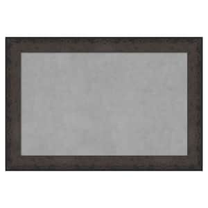 Dappled Black Brown 37 in. x 25 in. Framed Magnetic Board