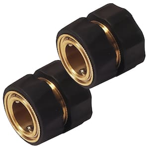 6-9452: Female Quick-Connect Fittings, Heavy Duty Valve Garden Hose Connector, (Set of 2)