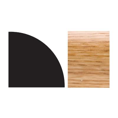 5111 5/8 in. x 5/8 in. x 8 ft. PVC Composite Quarter Round Imperial Oak Moulding