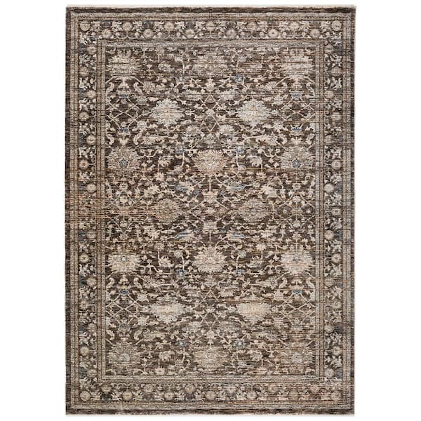 Yarra  5 ft. x 7 ft. 10 in. Brown Vintage Rug