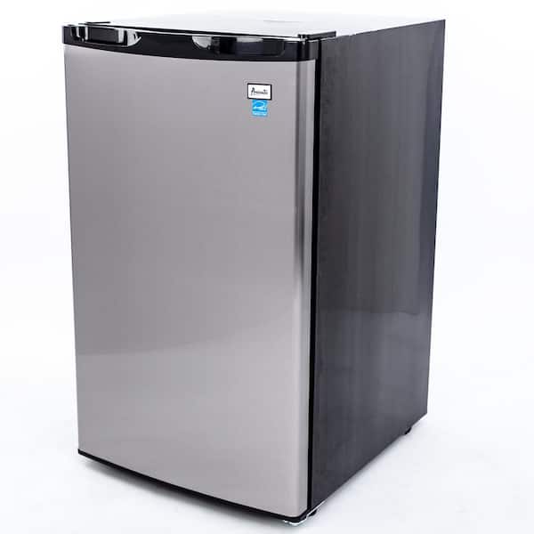 Avanti RM4436SSBUN3 4.4 Cu. Ft. Compact Refrigerator and 0.7 CuFt Microwave  - Stainless Steel