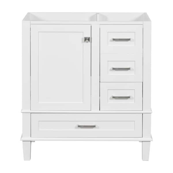 Staykiwi 30 in. Bath Vanity Cabinet without Top in White Unassembled
