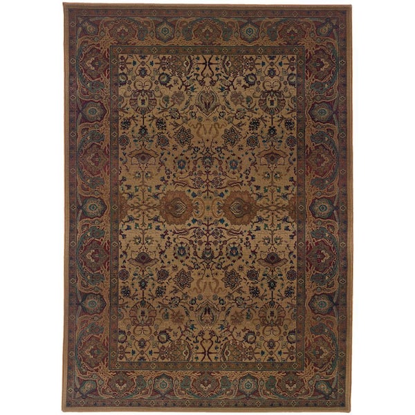 Home Decorators Collection Exhilaration Beige 8 ft. x 11 ft. Area Rug