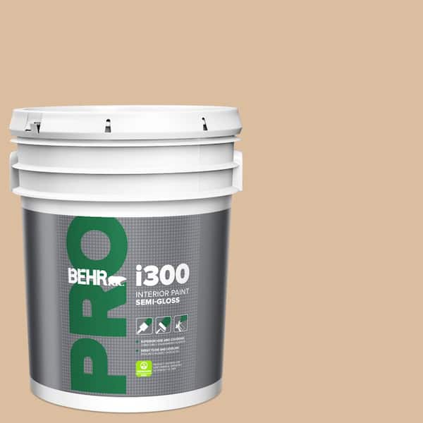 BEHR PRO 5 gal. #PPU4-14 Renoir Bisque Semi-Gloss Interior Paint