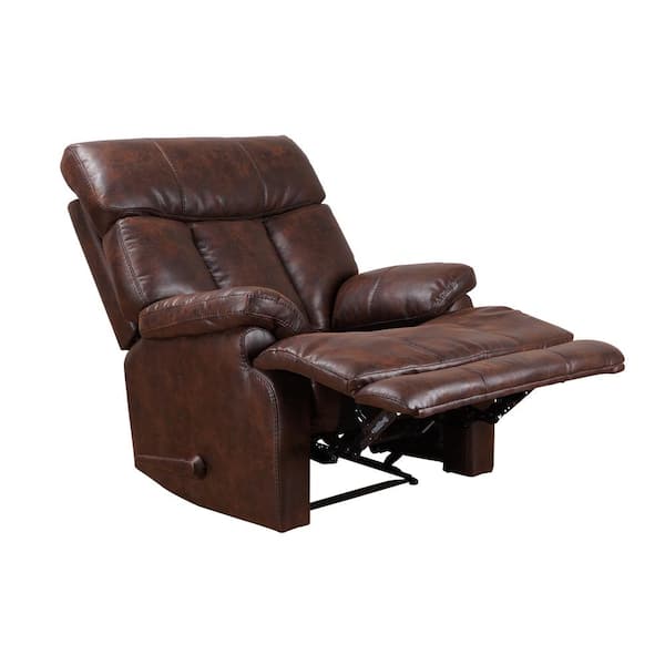 Prague Faux Leather Mannual Recliner with Extended Footrest HM418