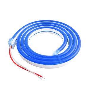 Outdoor/Indoor 16.4 ft. Plug-In Blue Color Changing Light LED Rope Light Flexible Wire Neon LED Strip