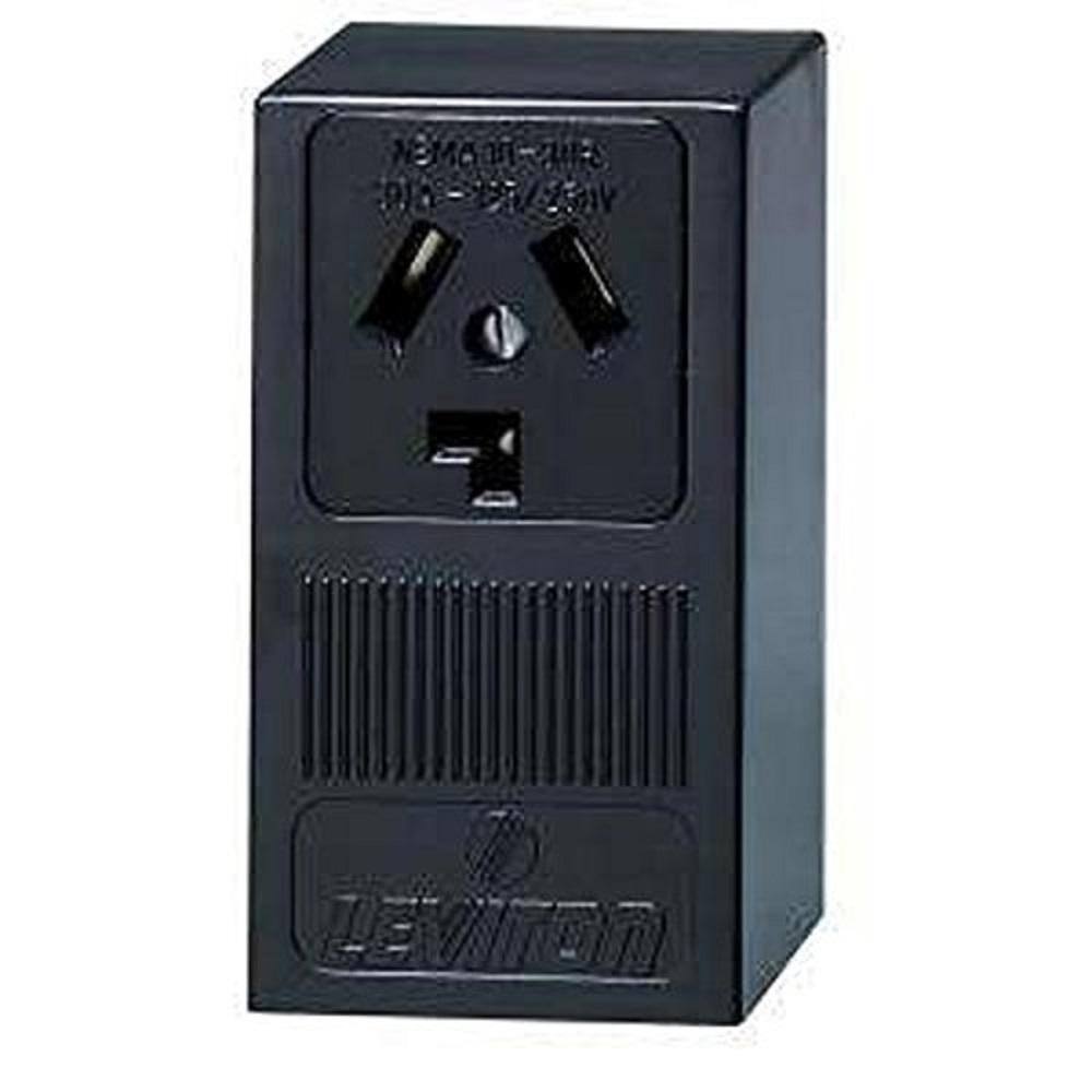 Leviton 5054 30a Non-grounding Surface Mounting Dryer Outlet for sale online