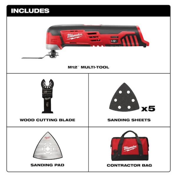 M12 12-Volt Lithium-Ion Cordless Oscillating Multi-Tool with M12 12-Volt Lithium-Ion Cordless Soldering Iron