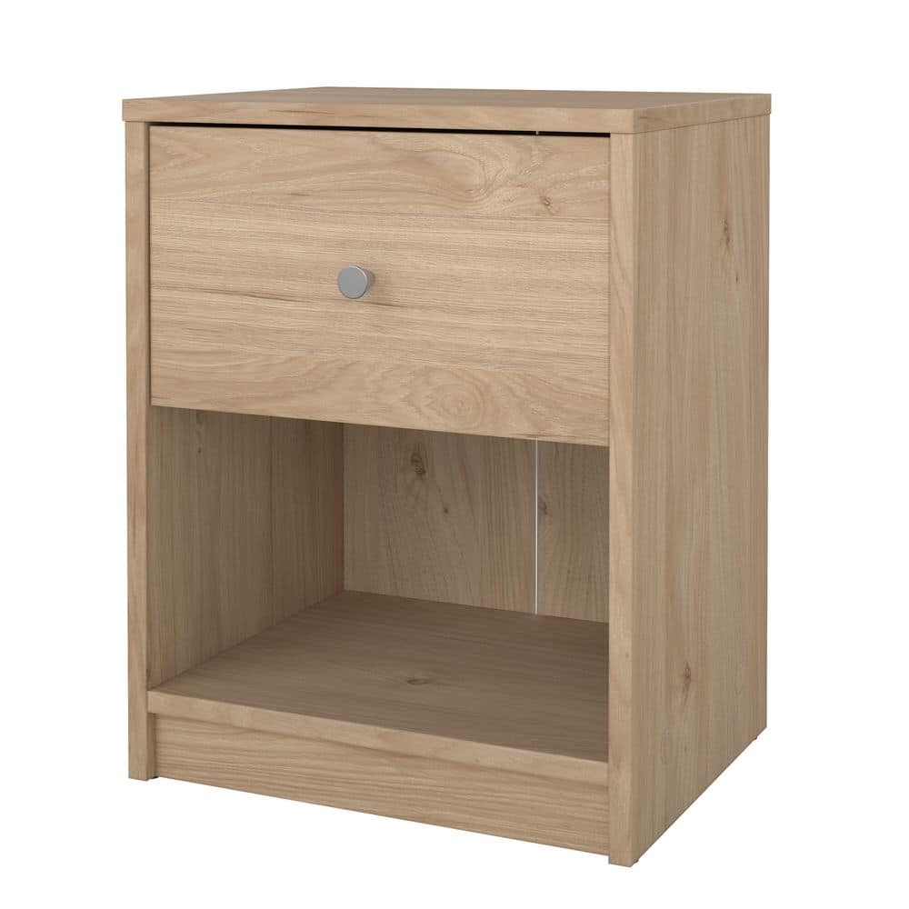 Jackson Hickory 1 Drawer and 1 Shelf Nightstand