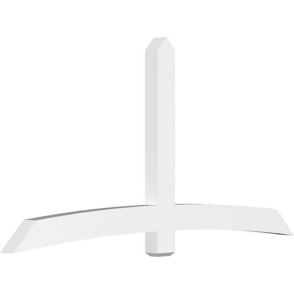 Ekena Millwork Bellingham 96 in. W x 48 in. H x 4 in. D Signature Polyurethane Bracket