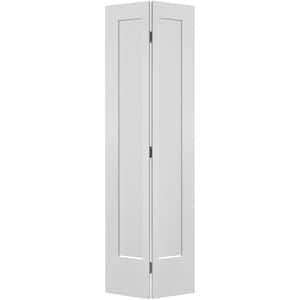 24 in. x 96 in. 1 Panel Lincoln Park Hollow Core Primed Composite Bi-fold Door with Hardware