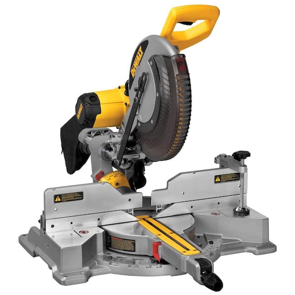 DEWALT - 15 Amp Corded 12 in. Dual Bevel Sliding Compound Miter Saw