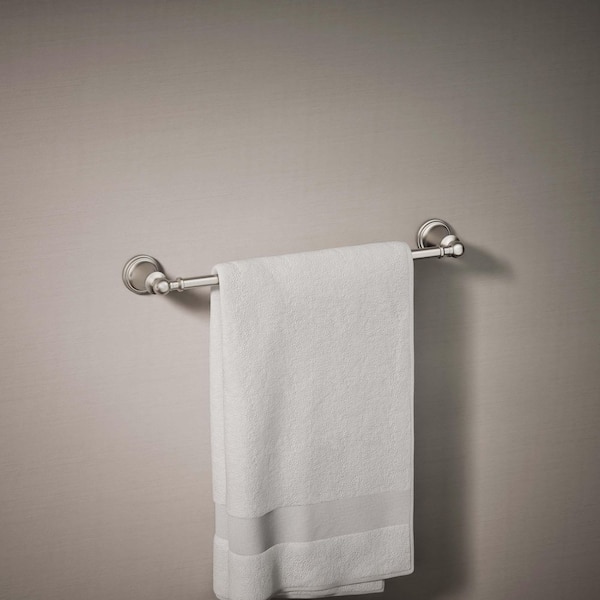 Capilano 18 in. Towel Bar in Vibrant Brushed Nickel