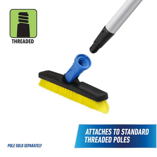 Anvil Extendable Long Handle Scrub Brush 410-160-0111 - The Home Depot