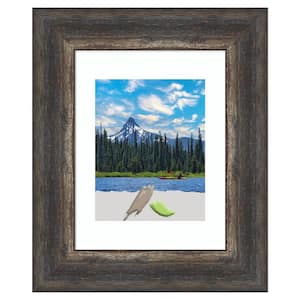 Bark Rustic Char Picture Frame Opening Size 11 x 14 in. (Matted To 8 x 10 in.)