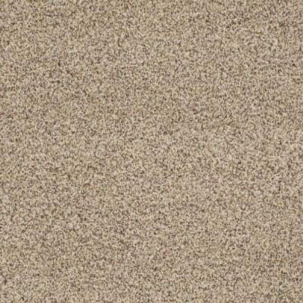 SoftSpring Carpet Sample - Heavenly II - Color Linen Texture 8 in. x 8 in.