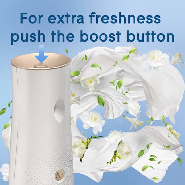 6.2 oz. Clean Linen Starter Kit Automatic Air Freshener (2-Pack Combo)