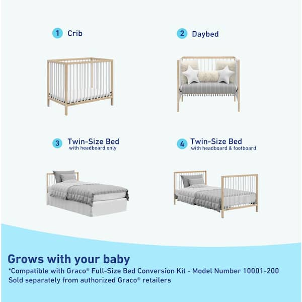 Graco full best sale size conversion kit