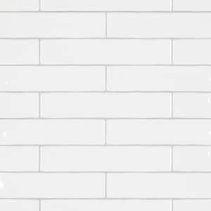 Chester Bianco 2 in. x 10 in. Ceramic Wall Tile (13.44 sq. ft./Case)