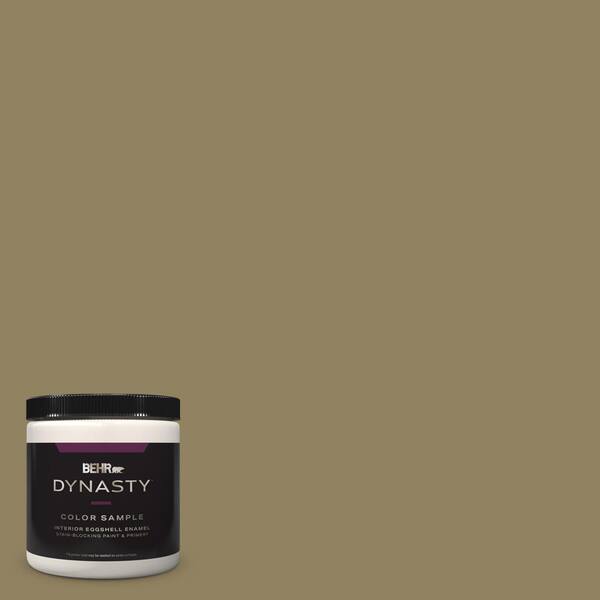 BEHR DYNASTY 8 oz. #PPU8-02 Gingko Tree Eggshell Enamel Stain-Blocking Interior Paint & Primer Sample