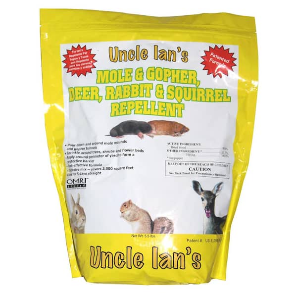 Uncle Ian's 5.5 lb. Mole and Gopher Repellent