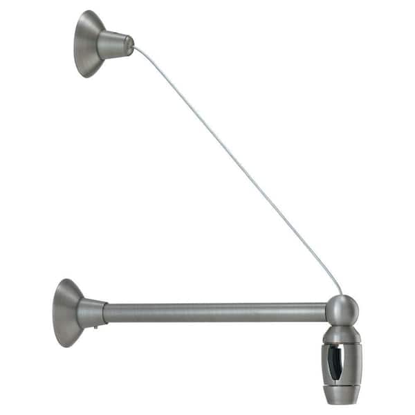 Generation Lighting Ambiance Antique Brushed Nickel Contemporary Rail Wall Support