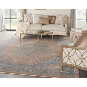 Starry Nights Blush Multi 10 ft. x 13 ft. Traditional Area Rug