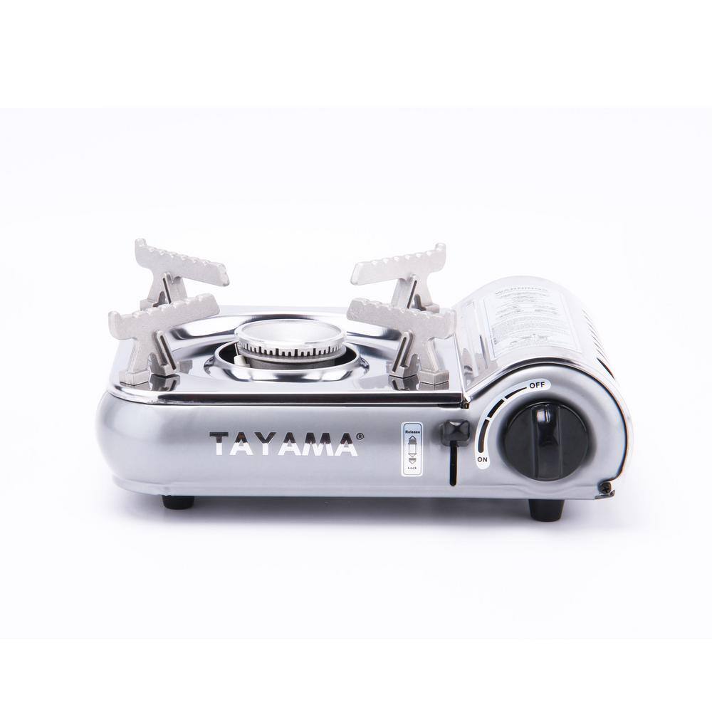 7,000 BTU Stainless Steel Single Burner Portable Gas Stove