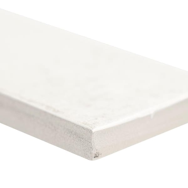 MSI Take Home Tile Sample-Camden La Perla 2 in. x 10 in. White