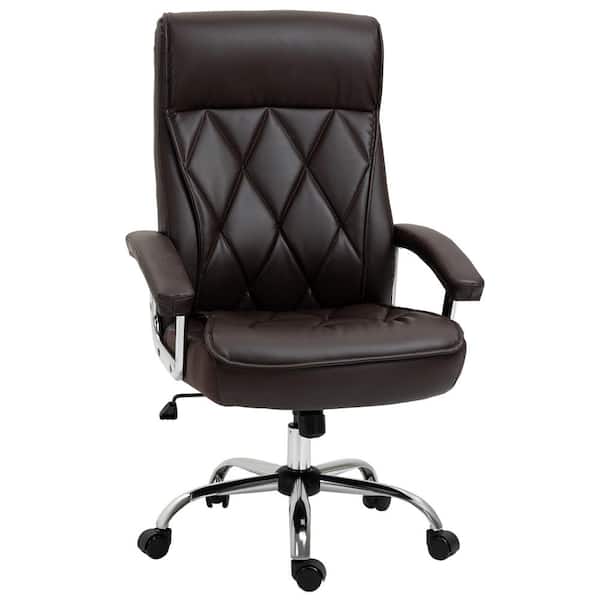 Vinsetto + Executive Office Chair with High Back Diamond Stitching