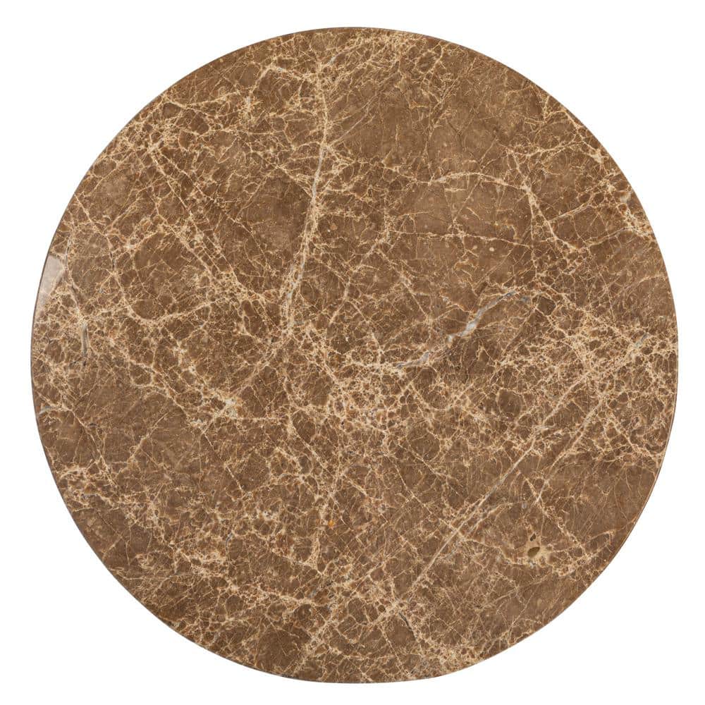 Round Bronze Metal Accent Table - thumbnail 5