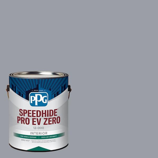 PPG Speedhide Pro EV Zero 1 gal. PPG0993-4 Gray Suit Flat Interior Paint