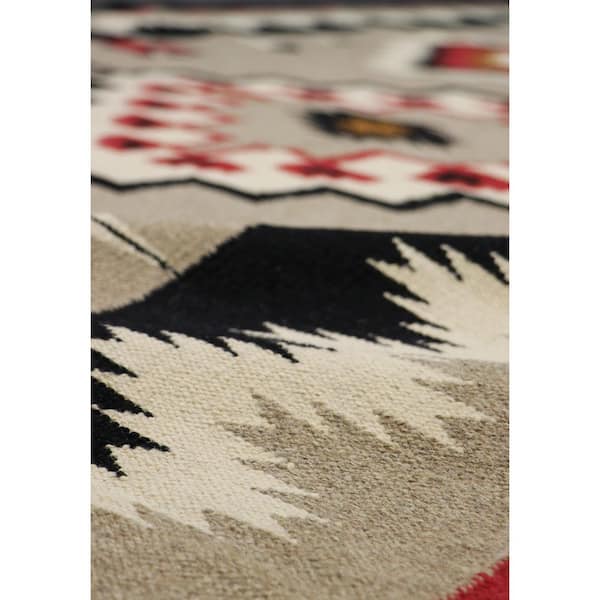 Tuscany Mocha/Ivory 8 ft. x 10 ft. Geomatric Area Rug