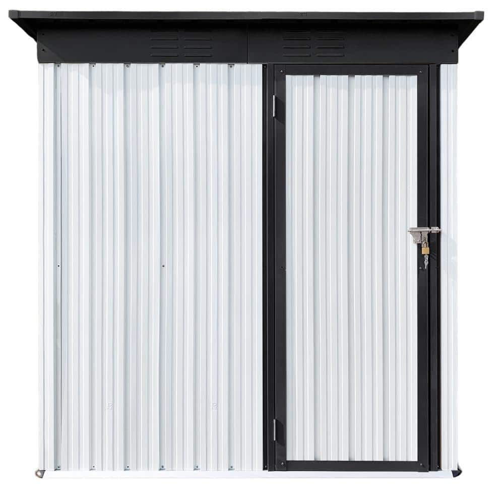 5 ft. W x 3 ft. D Outdoor Storage Sheds, Metal Garden Sheds with Lockable D