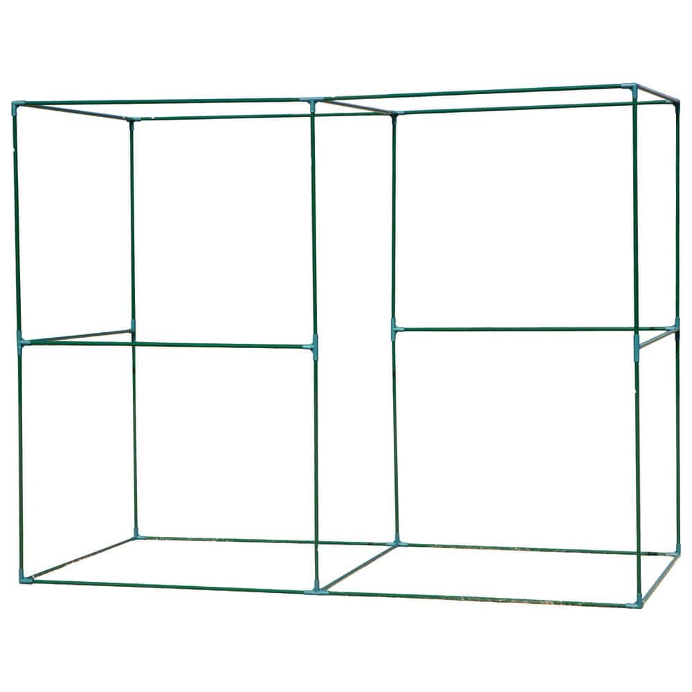 Garden Guardian 46'' Deluxe Steel Frame Plant Protector with Mesh & Zippered Access