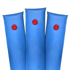4 ft. Blue Single-Chamber Deluxe Water Tubes for In-Ground Pool Covers (6-Pack)